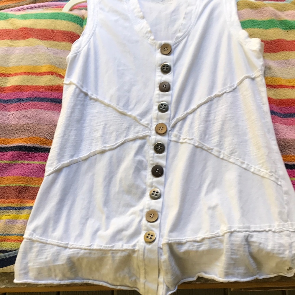 5/$20 White Neon Buddha Top